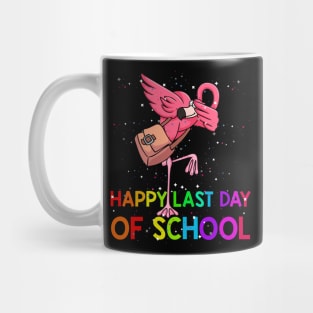 Dabbing flamingo woo hoo happy last day of school Mug